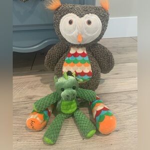 Scentsy owl buddy and dragon clip